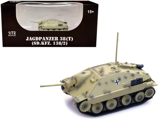 Jagdpanzer 38(T) SD.Kfz. 138/2 Hetzer Tank Destroyer German Army World War II 1/72 Diecast Model