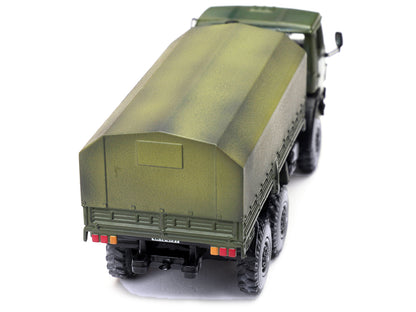 Kamaz 4310 Transport Truck Green (Weathered) "Ukrainian Ground Forces" 1/72 Diecast Model