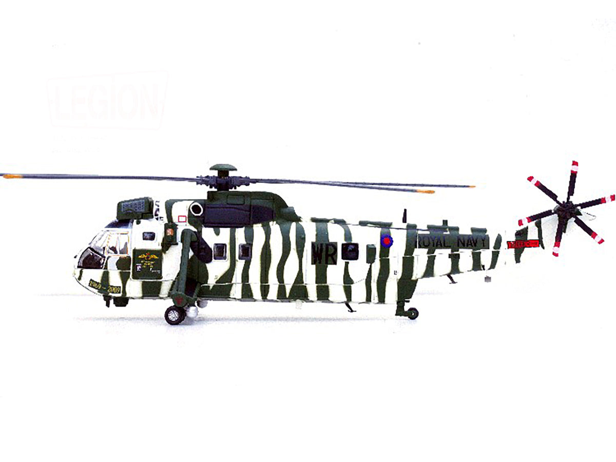 Westland Sea King HC.4 Helicopter "40th Anniversary Livery 848 Naval Air Squadron Commando Helicopter Force Royal Naval Air Station Yeovilton Somerset" (2009) British Royal Navy 1/72 Diecast Model