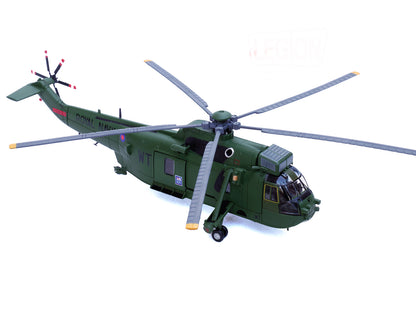 Westland Sea King HC.4 Helicopter "Green Livery 848 Naval Air Squadron Commando Helicopter Force Royal Naval Air Station Yeovilton Somerset" (2009) British Royal Navy 1/72 Diecast Model