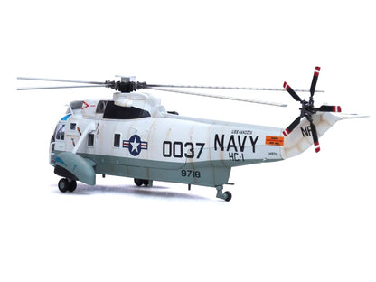 Sikorsky SH-3G Sea King Helicopter "149718-NF 0037 Helicopter Combat Support Squadron 1 (HC-1) Fleet Angels USS Hancock (CVA-19)" (1970s) United States Navy 1/72 Diecast Model