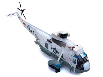 Sikorsky SH-3G Sea King Helicopter "149718-NF 0037 Helicopter Combat Support Squadron 1 (HC-1) Fleet Angels USS Hancock (CVA-19)" (1970s) United States Navy 1/72 Diecast Model