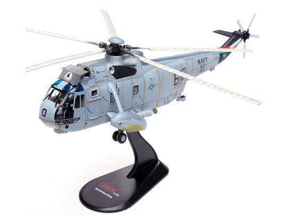 Sikorsky SH-3H Sea King Helicopter "149713/NK 610 Helicopter Anti-Submarine Squadron 8 Eightballers Carrier Air Wing 14 USS Independence (CV-62)" (1990s) United States Navy 1/72 Diecast Model