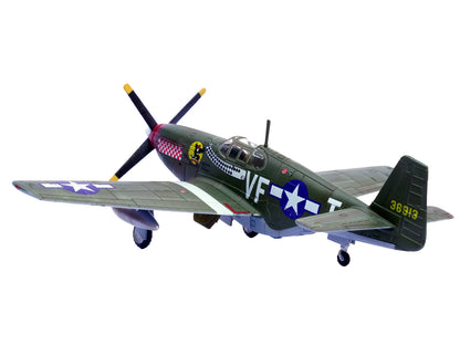 North American P-51B Mustang Aircraft "Shangri-La 336th Fighter Squadron 4th Fighter Group" (1944) United States Army Air Forces 1/72 Diecast Model Airplane