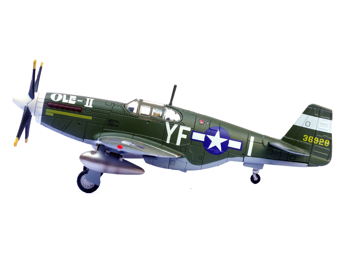 North American P-51B Mustang Aircraft "Ole-II 358th Fighter Squadron 355th Fighter Group Steeple Morden Strafers" (1944) United States Army Air Forces 1/72 Diecast Model Airplane