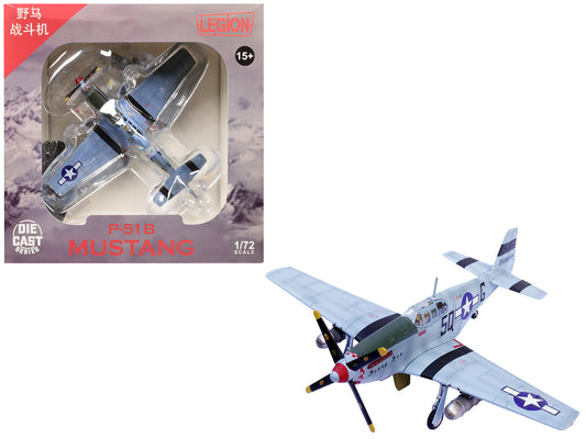North American P-51B Mustang Aircraft "Bonny Bea 504th Fighter Squadron 339th Fighter Group" (1944) United States Army Air Forces 1/72 Diecast Model Airplane