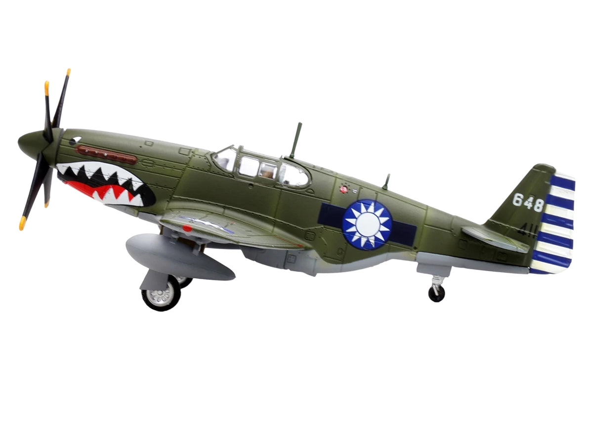 North American P-51C Mustang Aircraft "648 No.32 Squadron" (1945) Chinese Air Force 1/72 Diecast Model Airplane