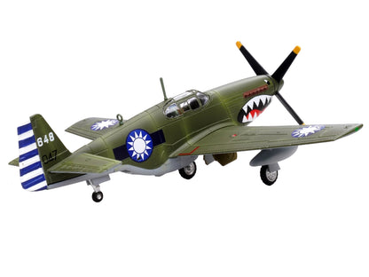 North American P-51C Mustang Aircraft "648 No.32 Squadron" (1945) Chinese Air Force 1/72 Diecast Model Airplane