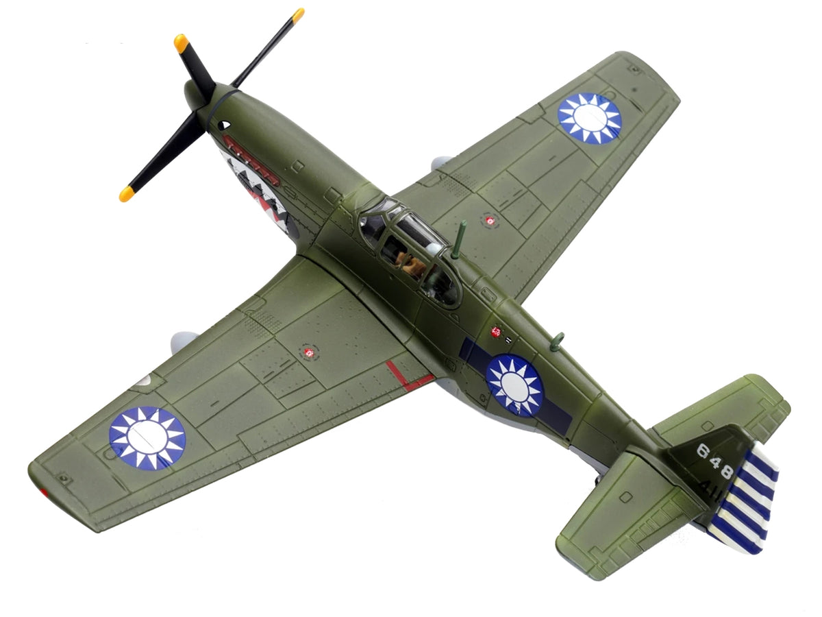 North American P-51C Mustang Aircraft "648 No.32 Squadron" (1945) Chinese Air Force 1/72 Diecast Model Airplane