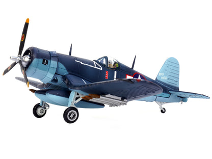 Vought F4U-1A Corsair Fighter Plane "Big Hog" VF-17 "Jolly Rogers" Captain Tommy Blackburn US Navy (1943) 1/72 Diecast Airplane Model