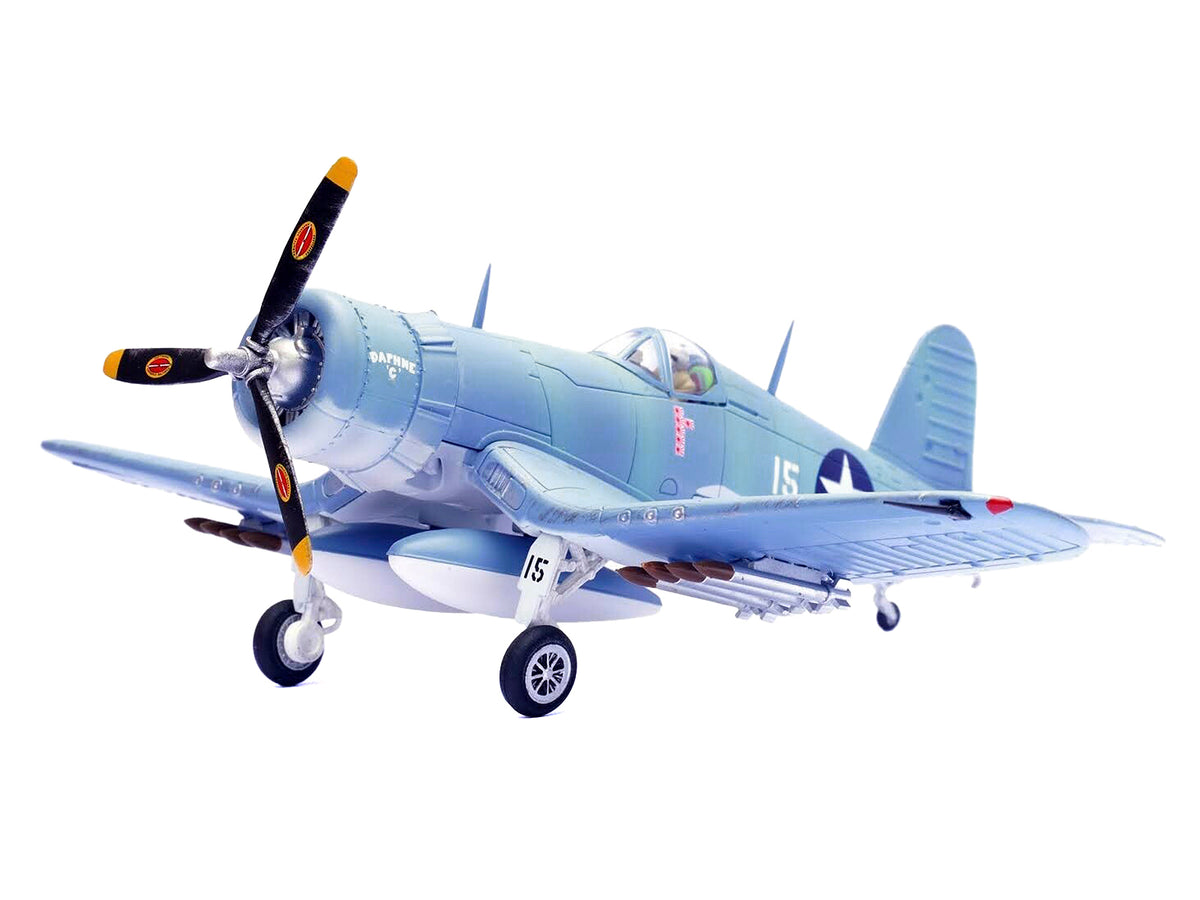 Vought F4U-1 Corsair Fighter Plane "Daphne 'C' 2nd Lt. James N. Cupp VMF-213 Hell Hawks Guadalcanal" (1943) United States Marines 1/72 Diecast Model Airplane