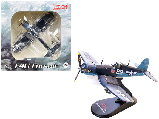 Vought F4U-1A Corsair Fighter Aircraft "Ace Ira Kepford VF-17 Jolly Rogers Bougainville Solomon Islands" (1944) United States Navy 1/72 Diecast Model