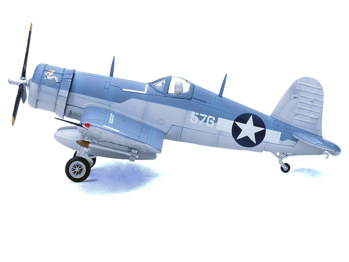 Vought F4U-1A Corsair Fighter Aircraft "Marines Dream Capt. Edwin Olander VMF-214 Black Sheep Vella Lavella Solomon Islands" (1943) United States Marine Corps 1/72 Diecast Model