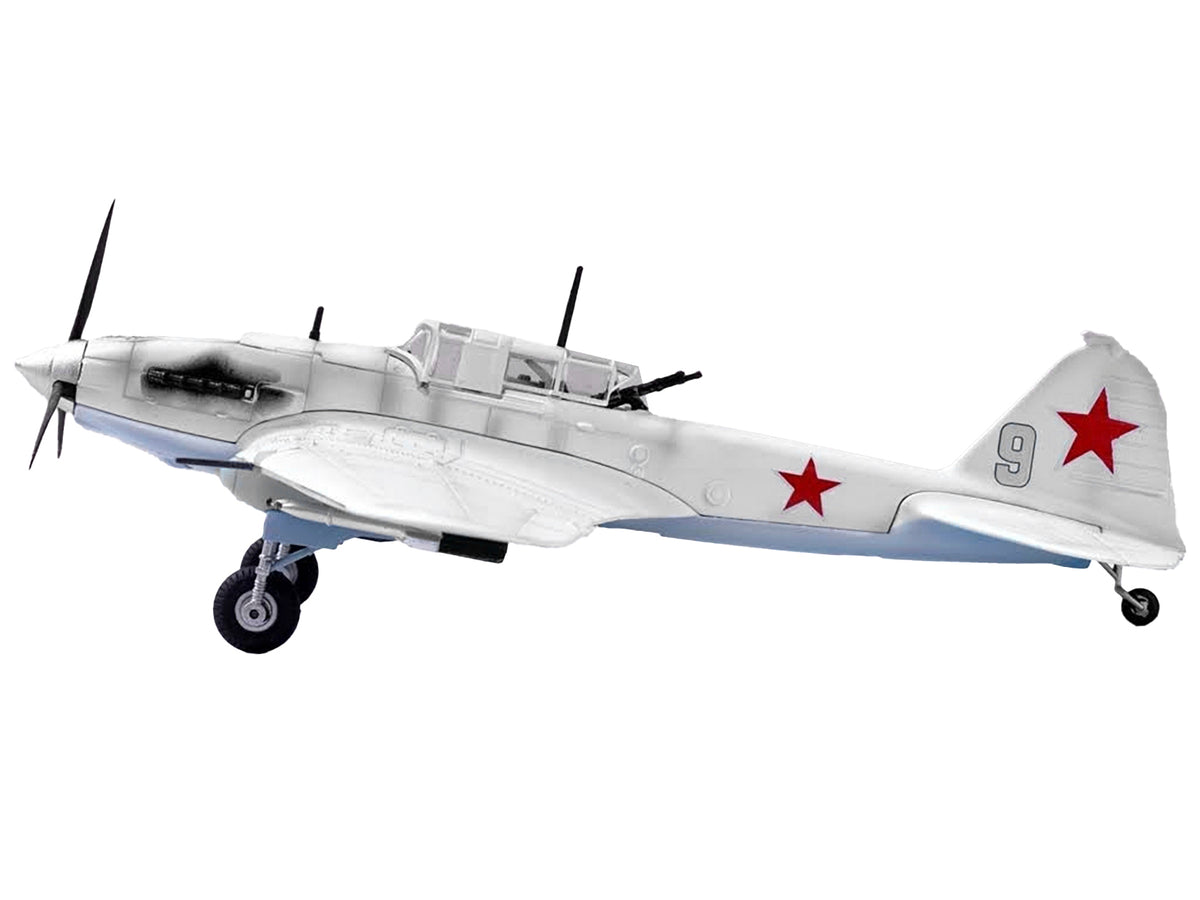 Ilyushin IL-2 Shturmovik Aircraft White "3rd Squadron 505th Air Assault Regiment 226th Air Assault Division Battle of Stalingrad" (1942) Soviet Air Force 1/72 Diecast Model Airplane