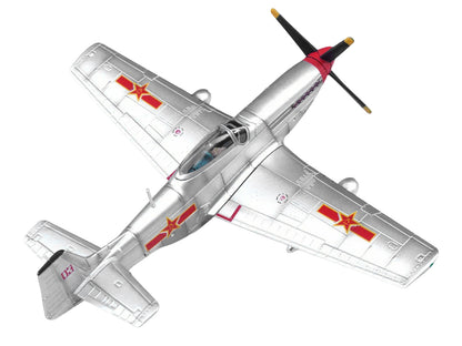 North American P-51D Mustang Aircraft "Captured from Chinese Nationalist Forces Chinese People's Revolution Military Museum" People's Liberation Army Air Force 1/72 Diecast Model Airplane