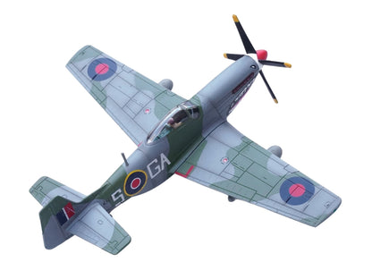 North American Mustang Mk.IV Aircraft "KH774 F/L Ellis Blanchford No. 112 'Shark' Squadron 239 Wing Italy" (1945) Royal Air Force 1/72 Diecast Model Airplane
