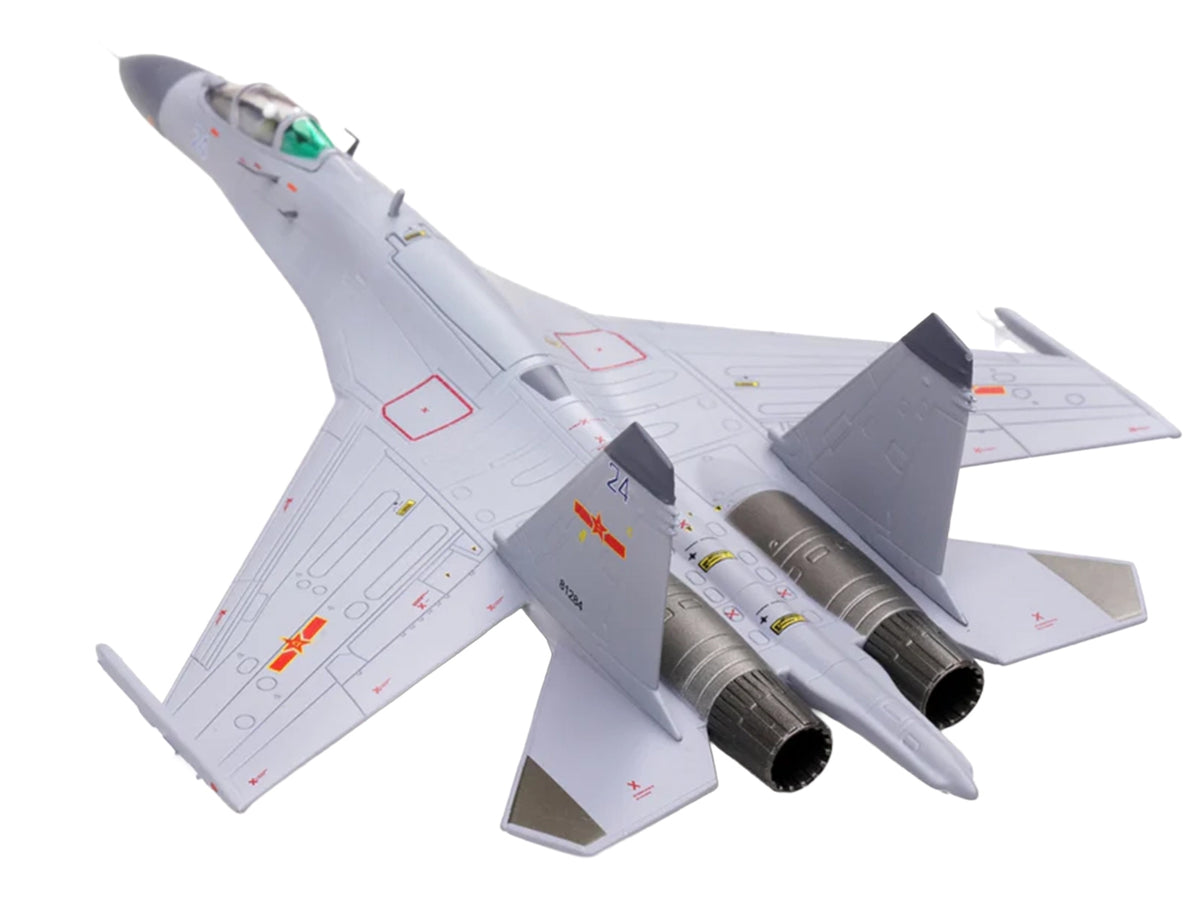 Shenyang J-11BH Yinglong Aircraft "Blue 24" (2014) People’s Liberation Army Navy Air Force 1/100 Diecast Model Airplane