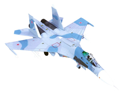 Sukhoi Su-27 Flanker-B Aircraft "Blue 388 Paris Air Show" (1989) Soviet Air Force 1/100 Diecast Model Airplane