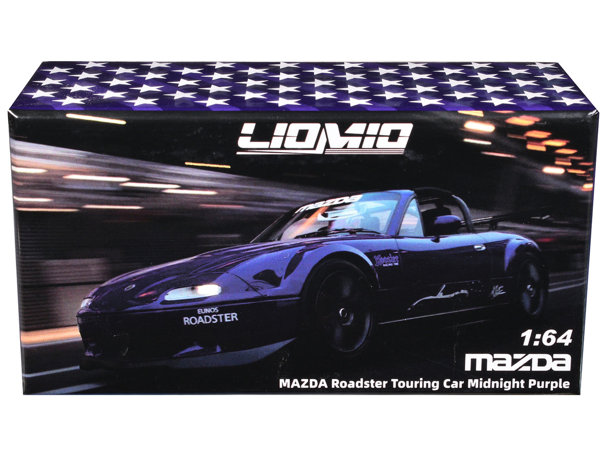 Mazda Roadster Touring Car RHD (Right Hand Drive) Midnight Purple Metallic "Hobby Expo China 2026 Event Edition" 1/64 Diecast Model Car