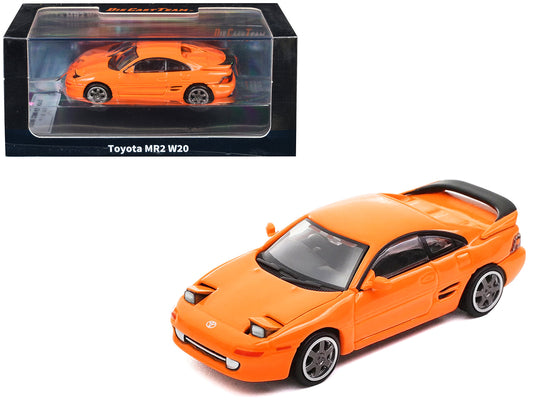 Toyota MR2 W20 RHD (Right Hand Drive) Orange 1/64 Diecast Model Car