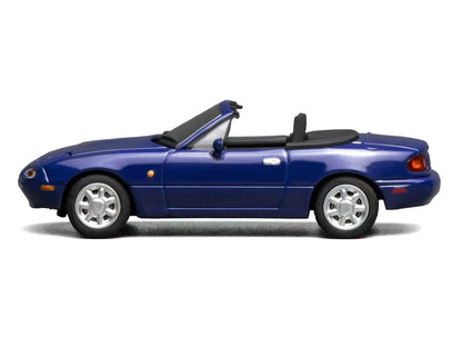 Mazda MX-5 Miata Convertible Laguna Blue 1/64 Diecast Model Car