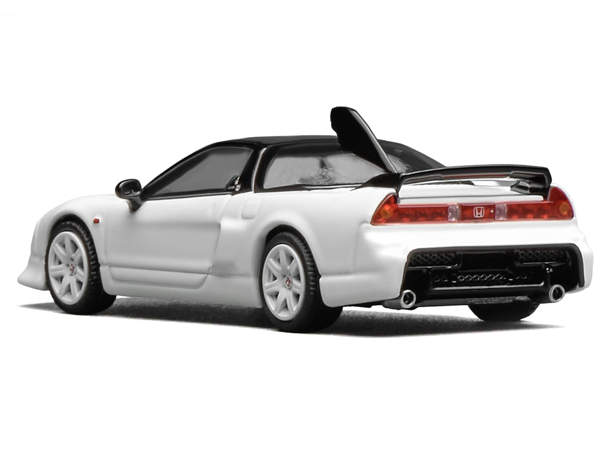 Honda NSX-R GT RHD (Right Hand Drive) Championship White with Black Top "Intern 64" Series 1/64 Diecast Model Car