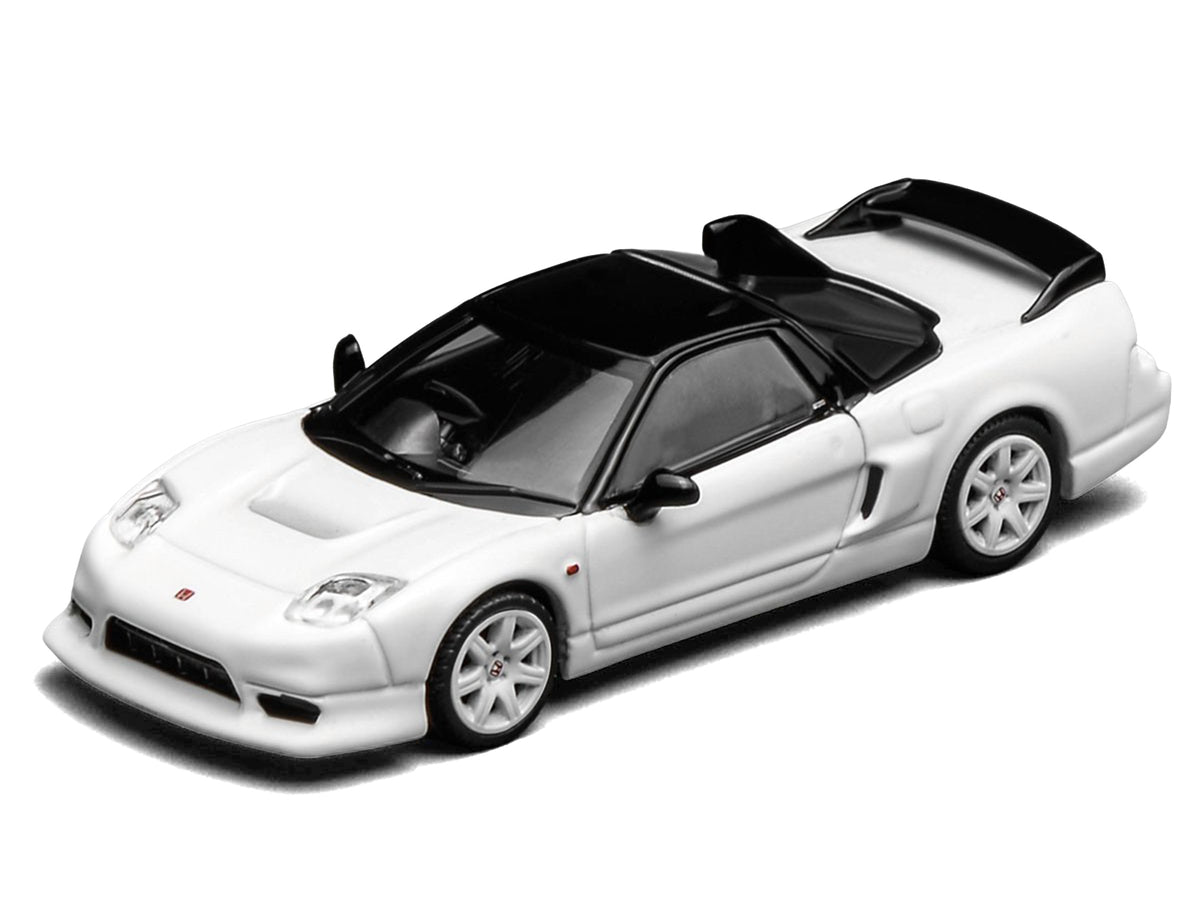 Honda NSX-R GT RHD (Right Hand Drive) Championship White with Black Top "Intern 64" Series 1/64 Diecast Model Car