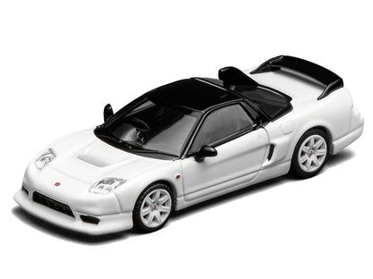 Honda NSX-R GT RHD (Right Hand Drive) Championship White with Black Top "Intern 64" Series 1/64 Diecast Model Car