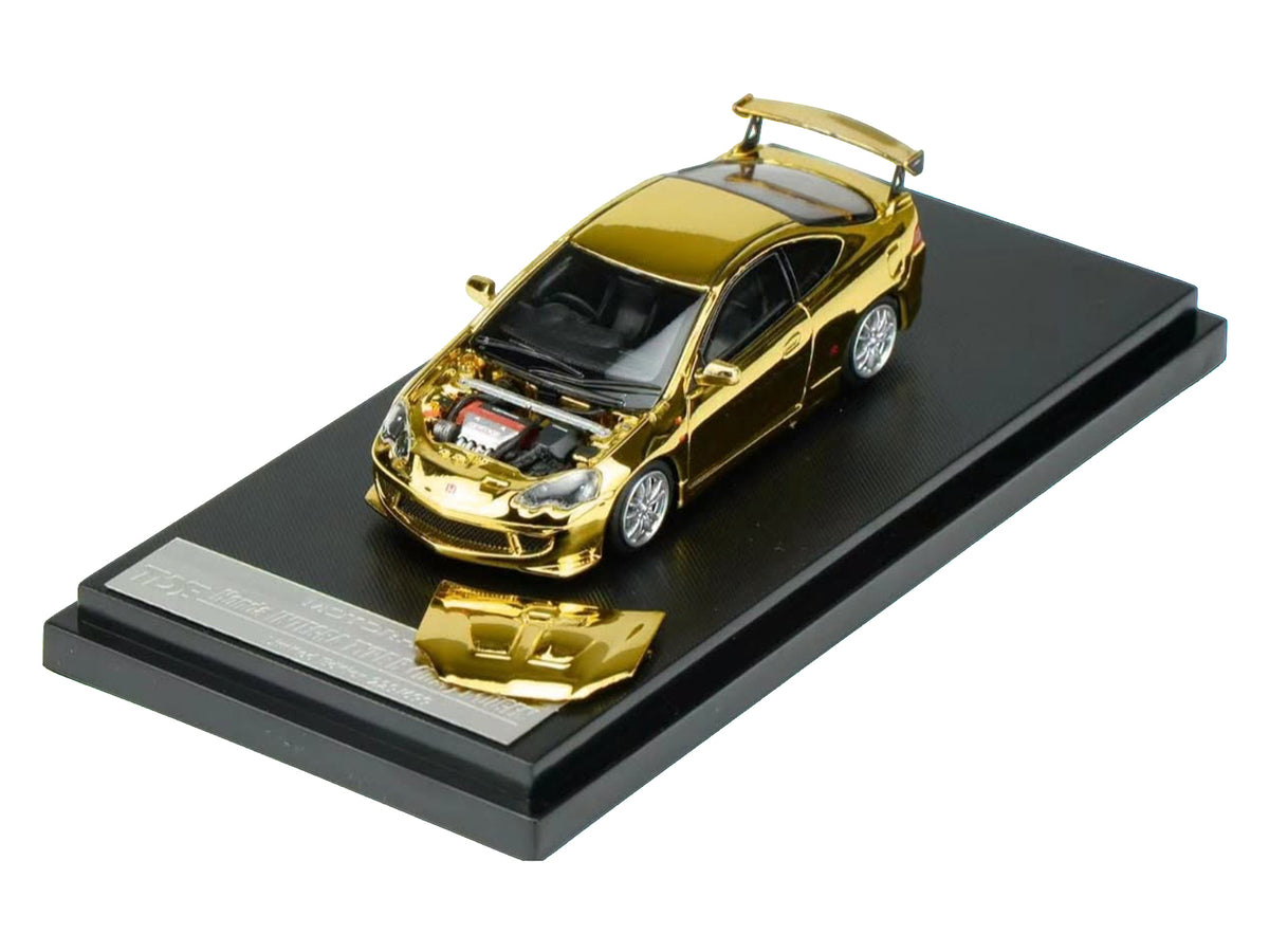 Honda Integra Type R (DC5) MUGEN RHD (Right Hand Drive) Gold Chrome "Thailand Diecast Expo 2026 Event Model" 1/64 Diecast Model Car