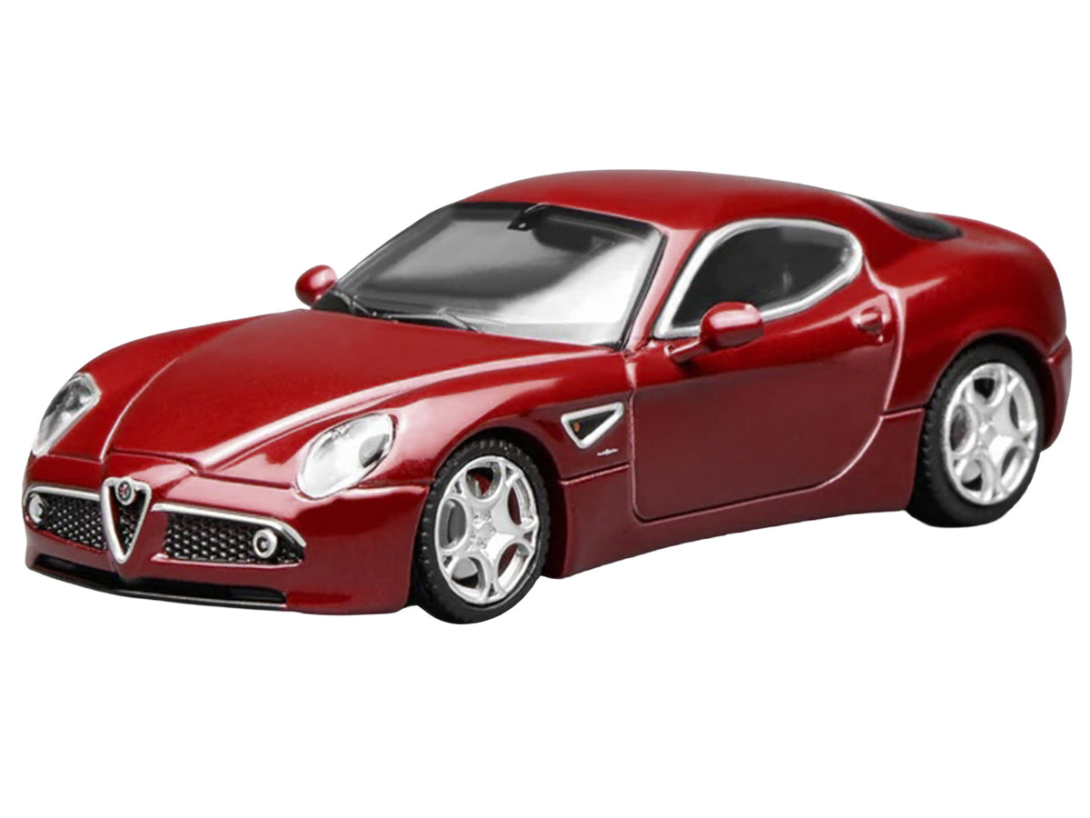 2008 Alfa Romeo 8C Competizione Competition Red Metallic 1/64 Diecast Model Car