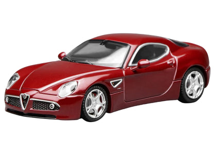 2008 Alfa Romeo 8C Competizione Competition Red Metallic 1/64 Diecast Model Car