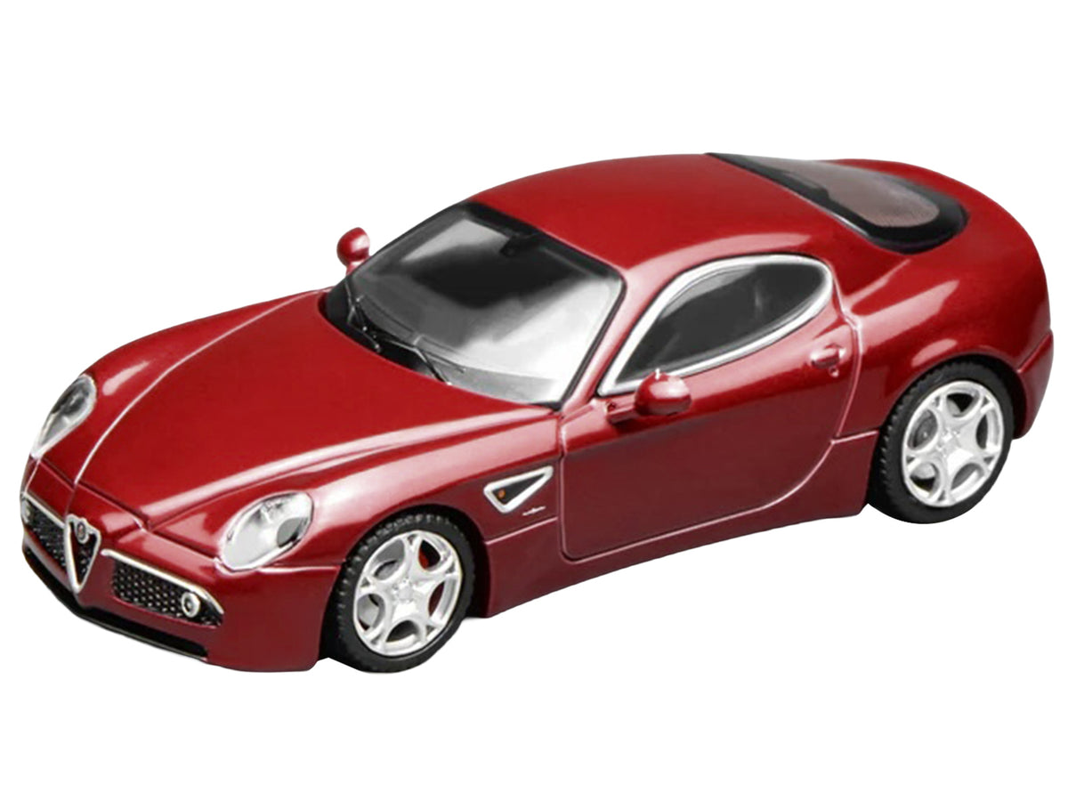2008 Alfa Romeo 8C Competizione Competition Red Metallic 1/64 Diecast Model Car