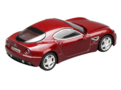 2008 Alfa Romeo 8C Competizione Competition Red Metallic 1/64 Diecast Model Car