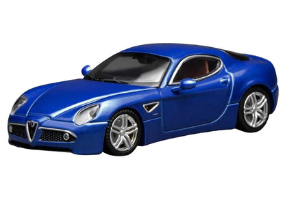 2008 Alfa Romeo 8C Competizione Blue Metallic 1/64 Diecast Model Car