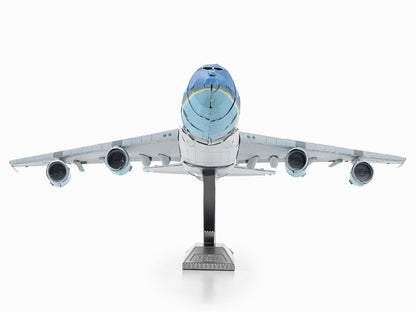 Model Kit Boeing 747 Transport Aircraft "Air Force One Presidential Plane" United States Air Force (Moderate Difficulty) Steel Model