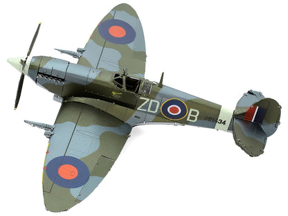 Model Kit Supermarine Spitfire Fighter Aircraft "British Royal Air Force" (Moderate Difficulty) Steel Model
