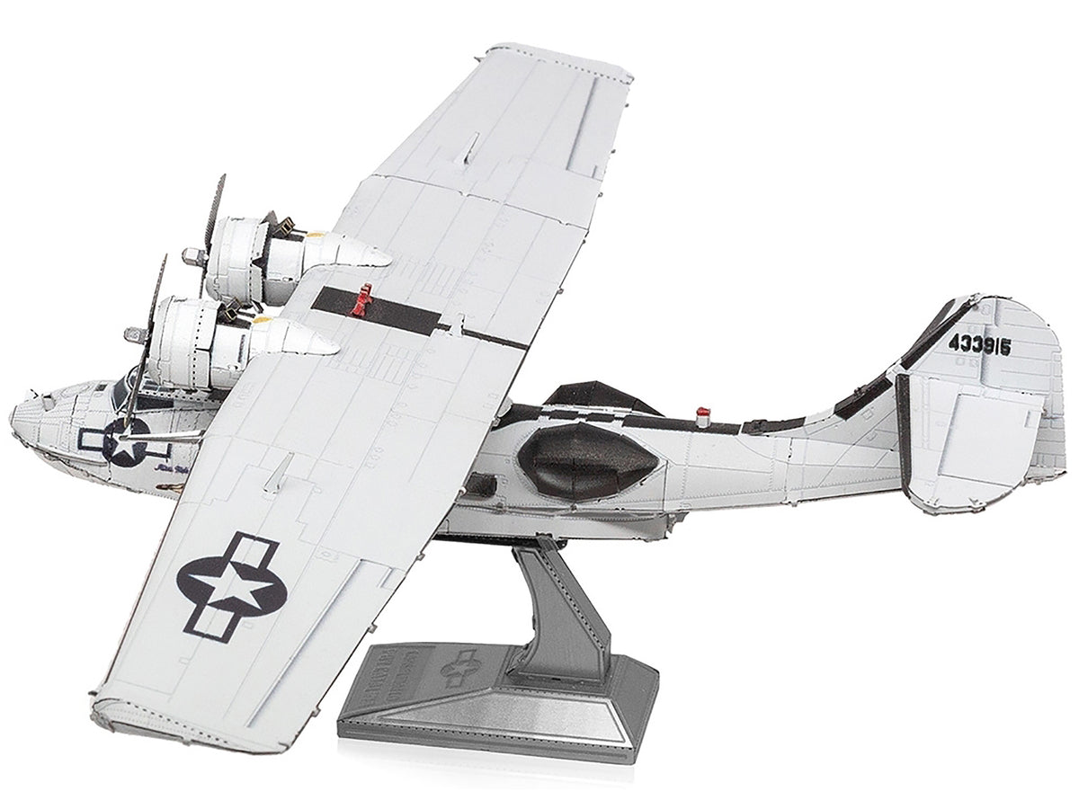 Model Kit Consolidated PBY Catalina Amphibious Aircraft "Miss Pick Up" United States Army Air Forces (Moderate Difficulty) Steel Model