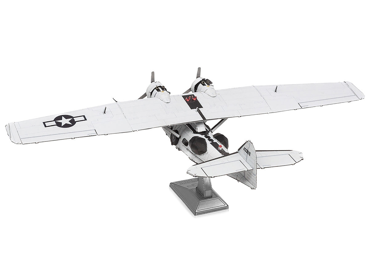 Model Kit Consolidated PBY Catalina Amphibious Aircraft "Miss Pick Up" United States Army Air Forces (Moderate Difficulty) Steel Model