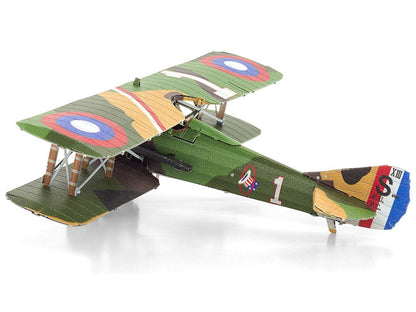 Model Kit SPAD S.XIII Fighter Aircraft "World War I" French Air Force (Moderate Difficulty) Steel Model