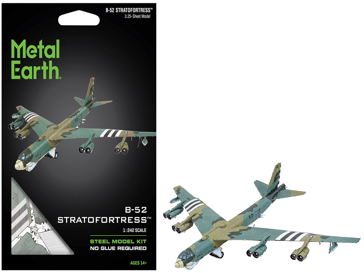 Model Kit Boeing B-52 Stratofortress Bomber Aircraft "United States Air Force" (Challenging Difficulty) Steel Model