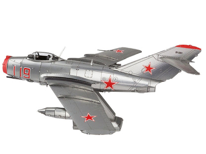 Model Kit Mikoyan-Gurevich MiG-15 Fighter Aircraft "Korean War" Soviet Air Force (Moderate Difficulty) Steel Model