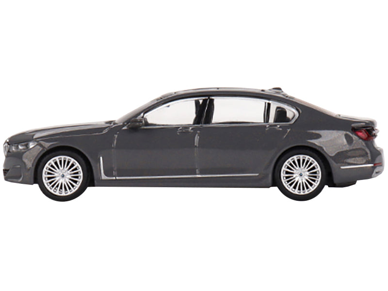 BMW 750Li xDrive Bernina Gray Amber Effect with Sunroof Limited Edition to 2400 pieces Worldwide 1/64 Diecast Model Car