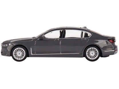 BMW 750Li xDrive Bernina Gray Amber Effect with Sunroof Limited Edition to 2400 pieces Worldwide 1/64 Diecast Model Car