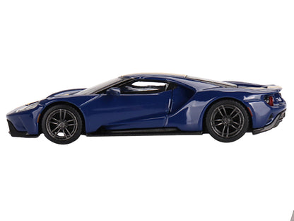 Ford GT Sunoco Blue with Yellow Stripes Limited Edition to 3600 pieces Worldwide 1/64 Diecast Model Car