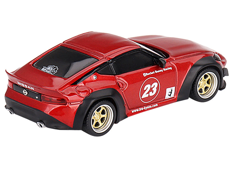Nissan Z "Pandem" #23 Passion Red Metallic Limited Edition to 6600 pieces Worldwide 1/64 Diecast Model Car