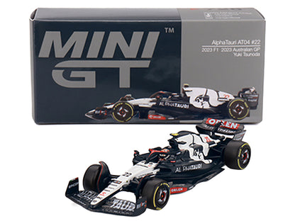 AlphaTauri AT04 #22 Yuki Tsunoda Formula One F1 "Australian GP" (2023) Limited Edition 1/64 Diecast Model Car