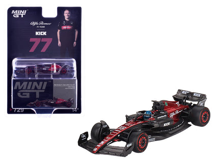 Alfa Romeo C43 #77 Valtteri Bottas "Alfa Romeo F1 Team Kick" Formula One F1 "Australian GP" (2023) Limited Edition 1/64 Diecast Model Car