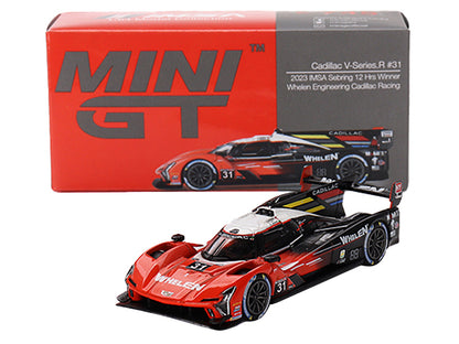 Cadillac V-Series.R #31 Jack Aitken - Pipo Derani - Alexander Sims "Whelen Engineering Racing" Winner IMSA "12 Hours of Sebring" (2023) Limited Edition to 5400 pieces Worldwide 1/64 Diecast Model Car