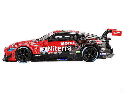 Nissan Z GT500 #3 Katsumasa Chiyo - Mitsunori Takaboshi "Niterra MOTUL Z - NDDP Racing" "Super GT Series" (2023) Limited Edition 1/64 Diecast Model Car