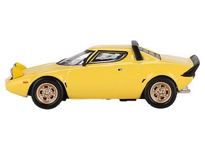 Lancia Stratos HF Stradale Giallo Fly Yellow Limited Edition to 1440 pieces Worldwide 1/64 Diecast Model Car
